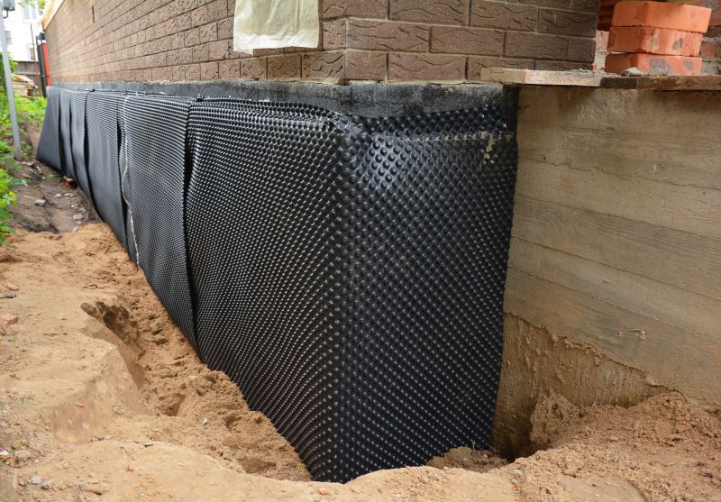 Foundation Waterproofing Installation